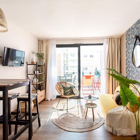 C1 Clemenceau Pool Balcony Bath Ac 2Mins Walk To Sand Beach Cannes Dış mekan fotoğraf